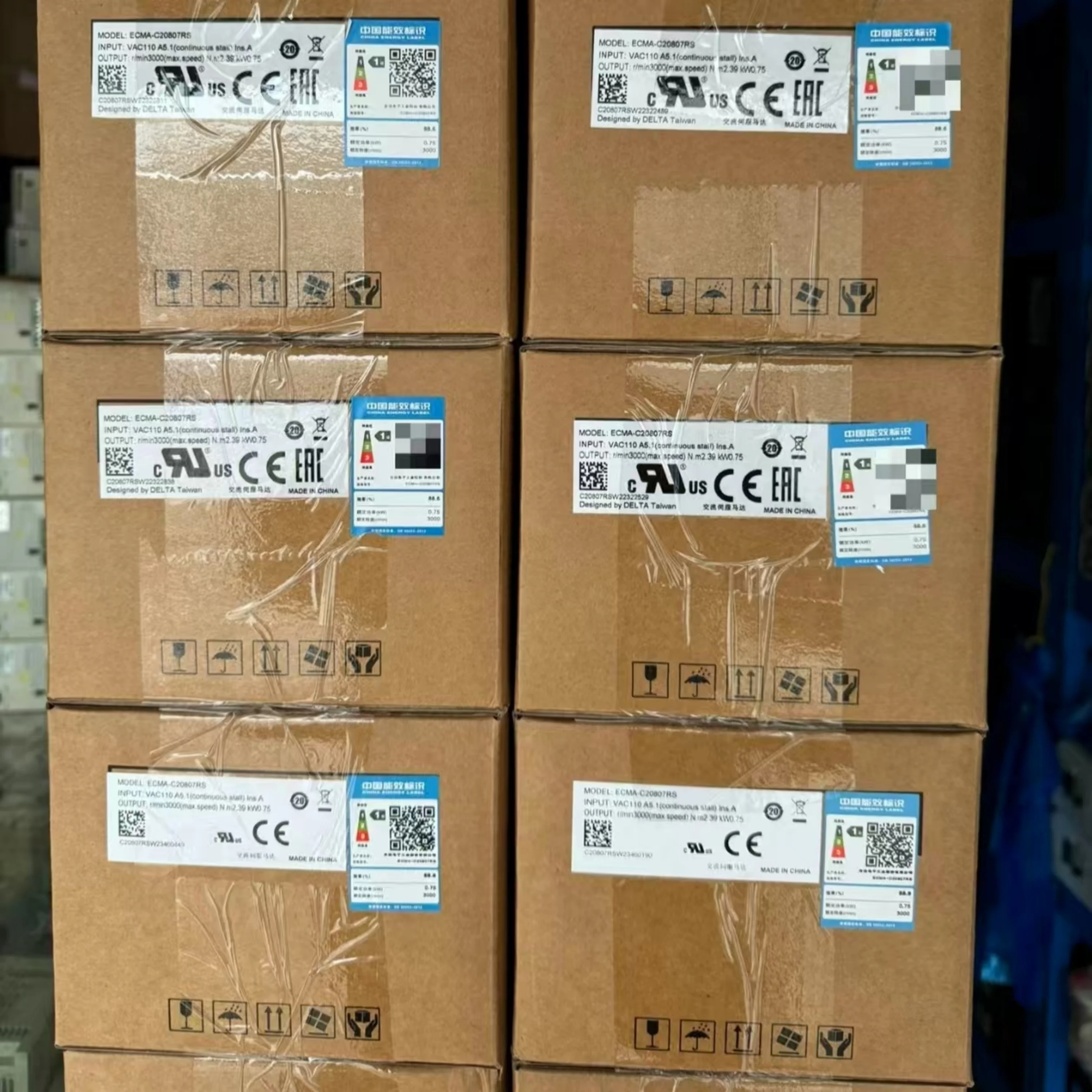ECMA-C20807RS ECMA-C20807SS เซอร์โวมอเตอร์ใหม่เดิม