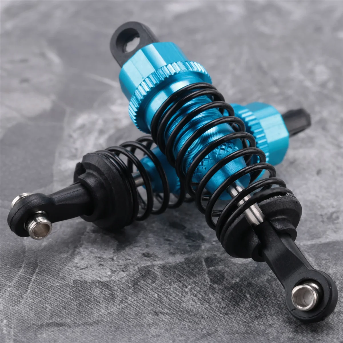 ABJA 2 Pcs Oil Adjustable 65Mm Shock Absorber Damper for Rc Car 1/18 WLtoys A959 A969 A979 K929 Hpi Hsp Traxxas Losi Tamiya,Blue