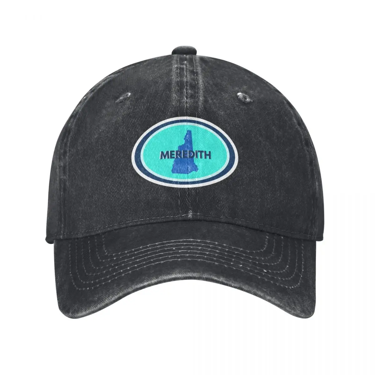 Meredith, New Hampshire Baseball Cap Thermal Visor fashionable Horse Hat Golf Men Women's