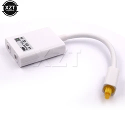 Dual-port Digital Optical Fiber Audio Splitter Adapter Optical Fiber Audio Connection Cable 1 in 2 out Optical Fiber Converter