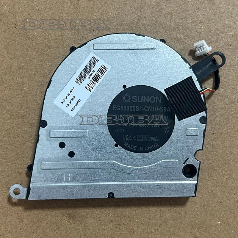 Laptop CPU Cooling Fan For HP Pavilion Plus 14-EY 14-EW 14-EW0031TU N60150-001 EG50050S1-CN10-S9A 5V 2.5W