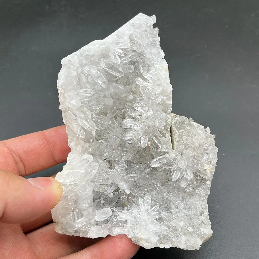 Natural Limria Water White Crystal Cluster Meditation Energy Healing Stone Home Decoration Mineral Specimen from Colombia