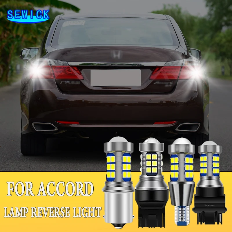 2x LED Reverse Light For Honda Accord 7 8 9 10 Accessories 1998-2020 2012 2013 2014 2015 2016 2017 2018 2019 Backup Back Up Lamp