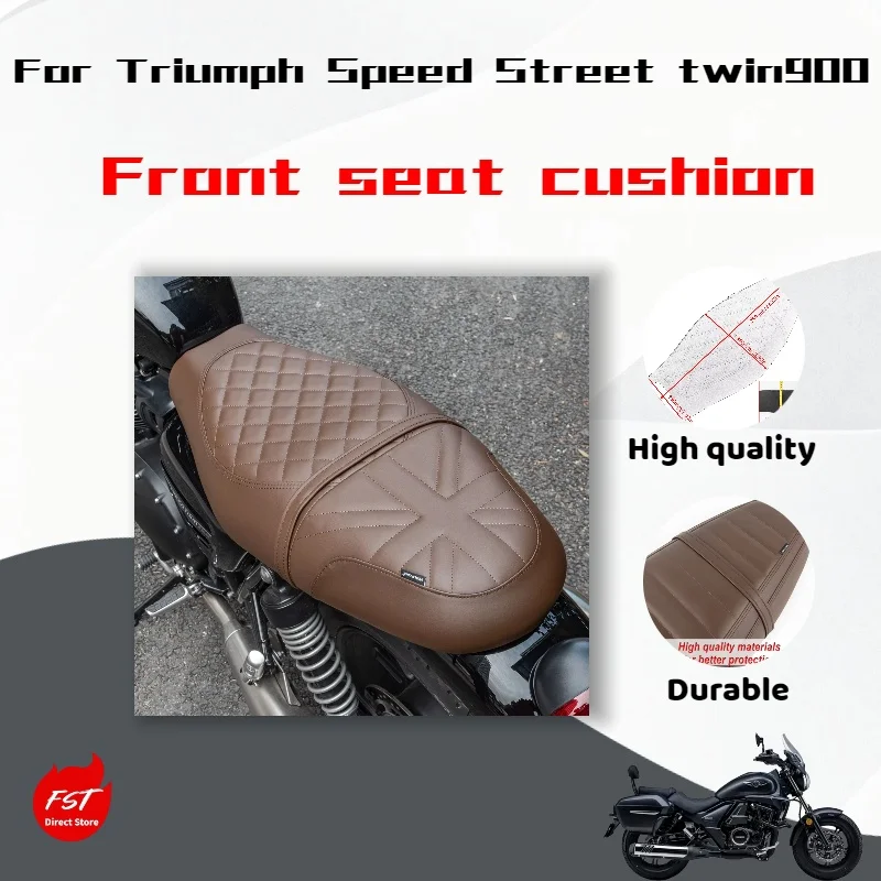 For Triumph Speed Street Twin 900 2016-2025 Modified Raised and Softened Front Seat Cushion