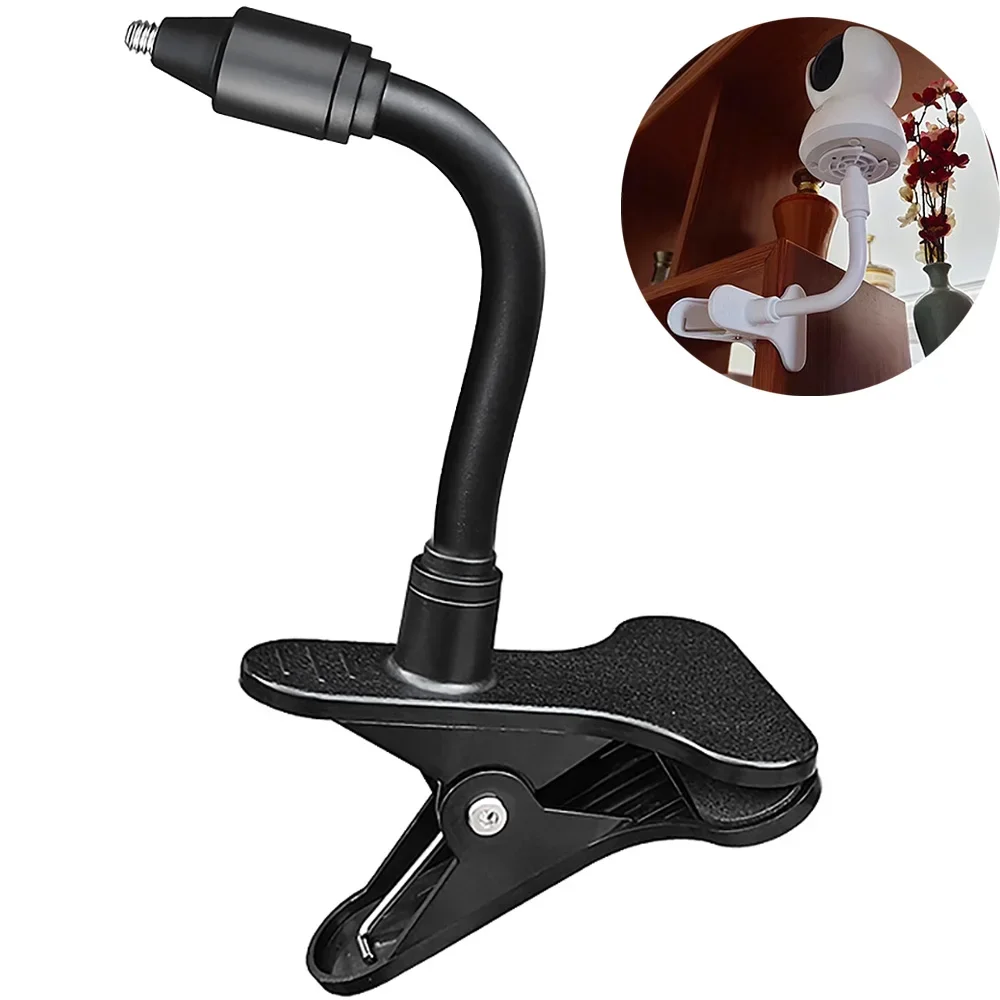 

Universal Bendable Baby Monitor Holder Punch-free Baby Camera Stand Clip Base IP Camera Bracket CCTV Mount with Glue Camera Shel