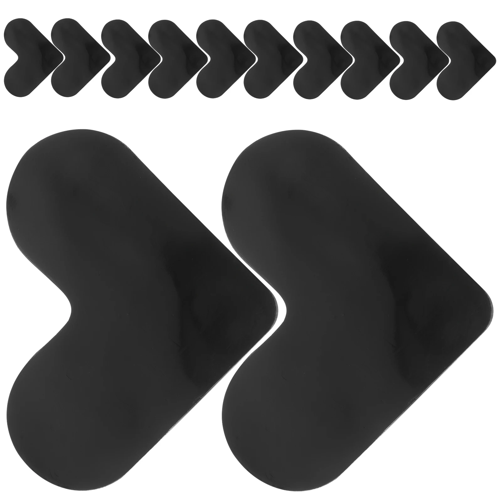 

10 Black Washable Carpet Grippers For Hardwood Floors Carpet Grippers Double Sided Tape Non Slip Rug Sticker Hardwood Floor Bath