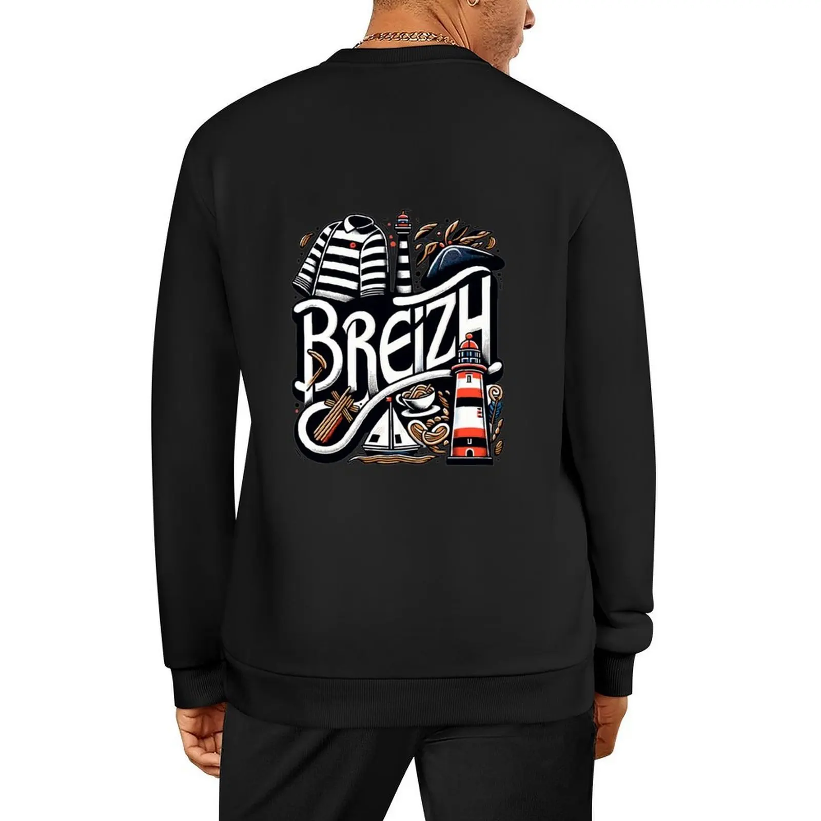 

Breizh Spirit Pullover winter clothes men's coat blouse men's sweat-shirt set hooded sweatshirt