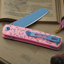 Keychain Colorful Folding Portable Knife Outdoor Knife Camouflage Survival Mini Knife Mountaineering Survival Portable Knives