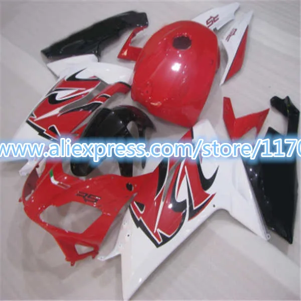 Injection mold Fairing kit for Aprilia RS125 06 07 08 09 10 11 RS 125 2006 2007 2011 Top Red white black Fairings set -Hey