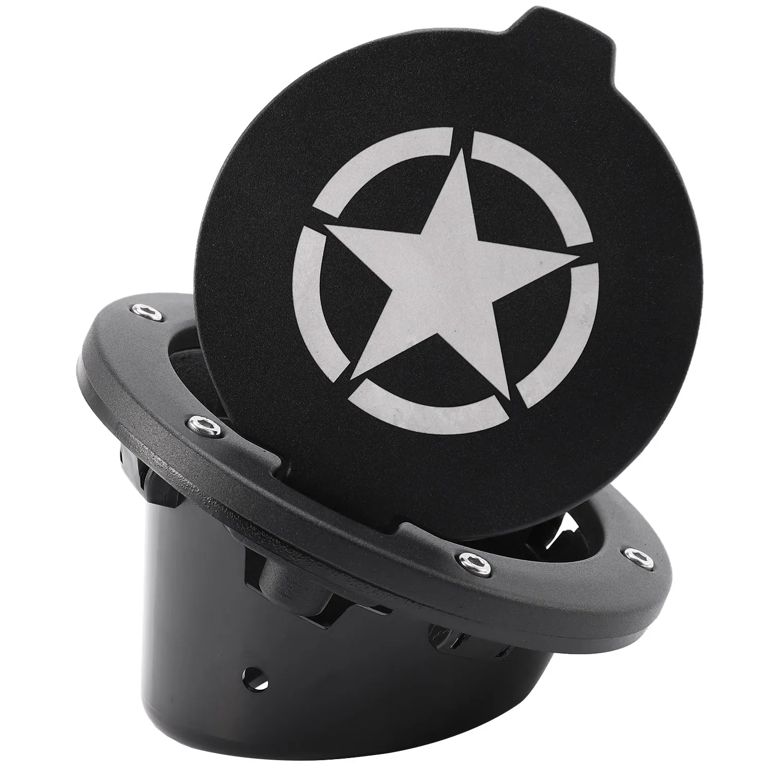 غطاء غطاء خزان الغاز لسيارة جيب رانجلر ، غطاء خزان الوقود ، غير محدود ، بابين ، إكسسوارات سيارة