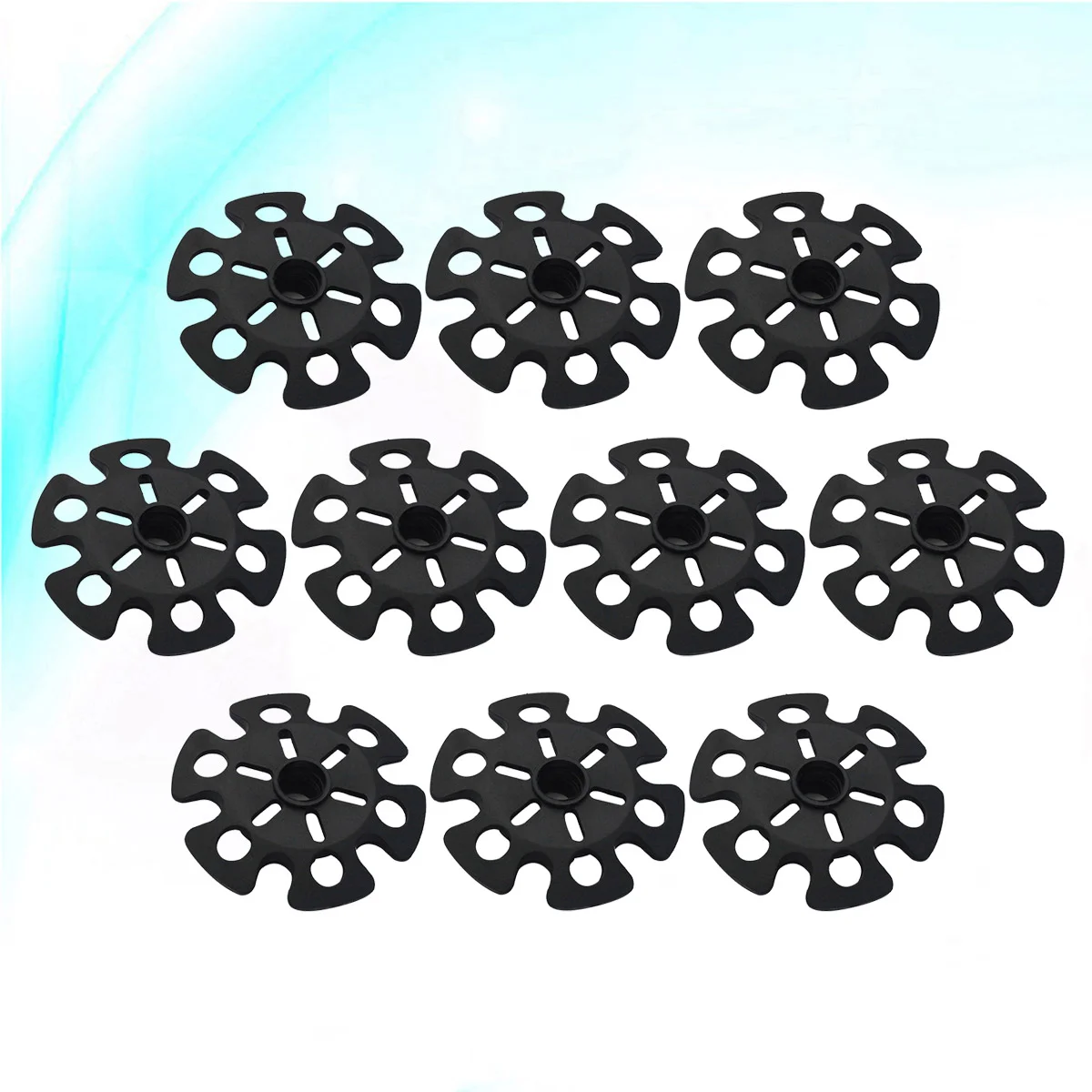 

10 Pcs Walking Stick Basket Hiking Accessories Ski Pole Snow Flake Climbing Trekking Tips Travel