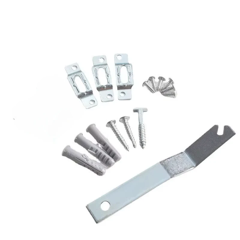 50Pcs T-lock Anti-theft Photo Frame Lock Hangers with Key for Wood Aluminum Picture Frame Hardware