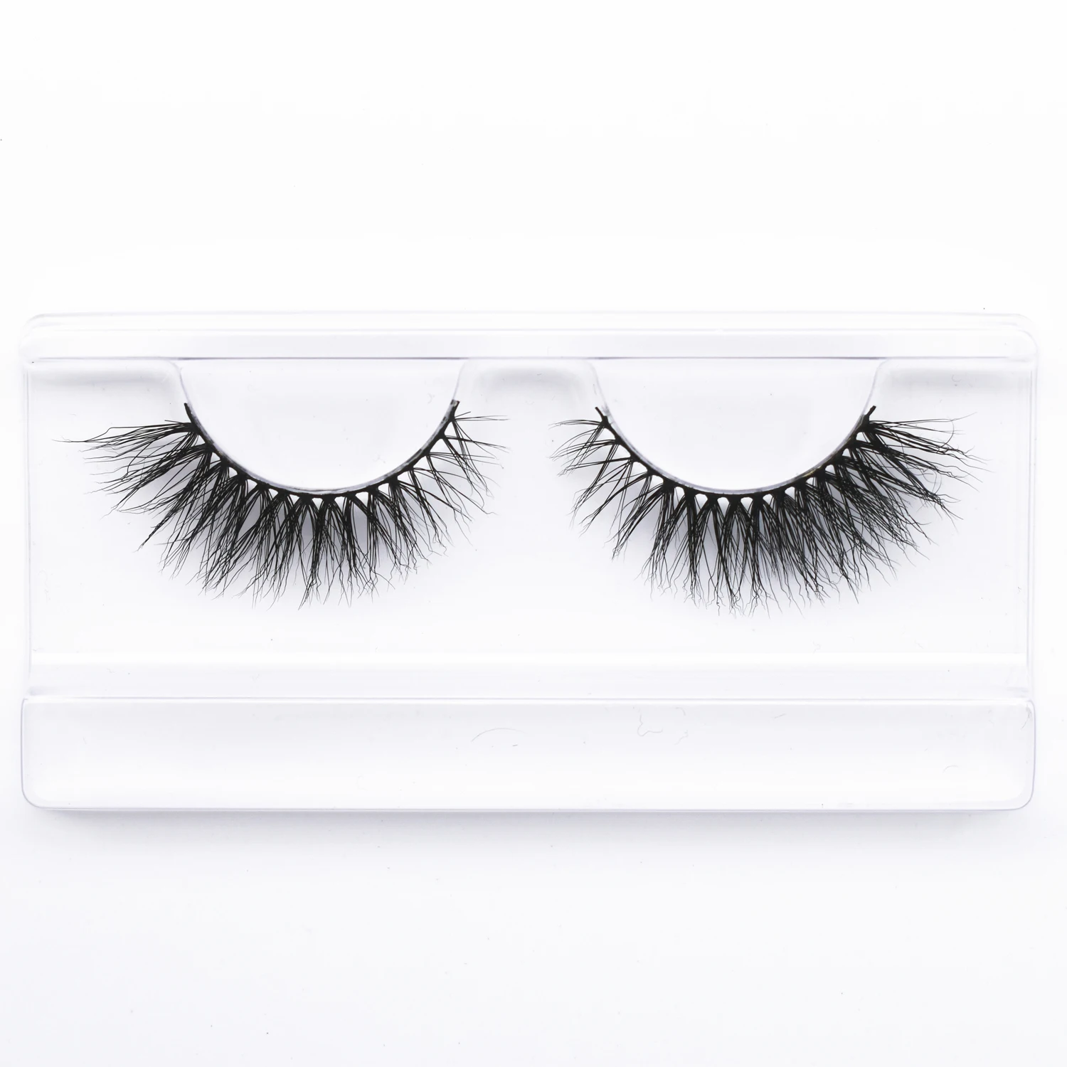 Cat Eye Lashes Real 3D Mink Eyelashes Natural Long Winged End Eye Elongated Eyelashes Mink Cils Eyelashes Extension Makeup Lash