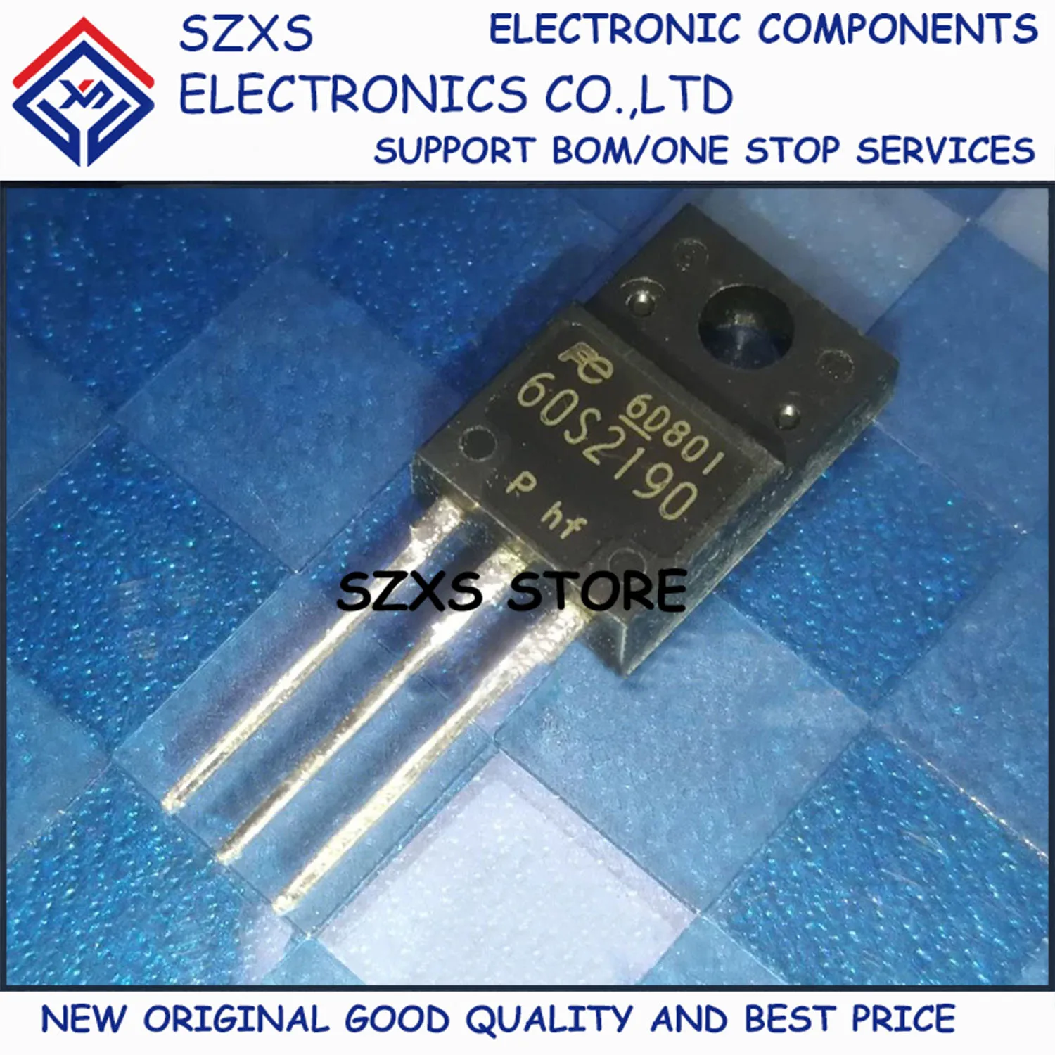 

New Original 10Pcs 60S2190 FMV60N190S2HF TO-220F 200V 60A MOSFET Field Effect Transistor In Stock Good Quality