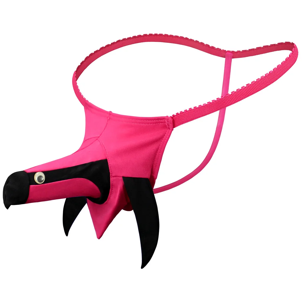 

Men's Novelty Bird Shaped Thong, Funny Animal Design Sexy G-String Underwear