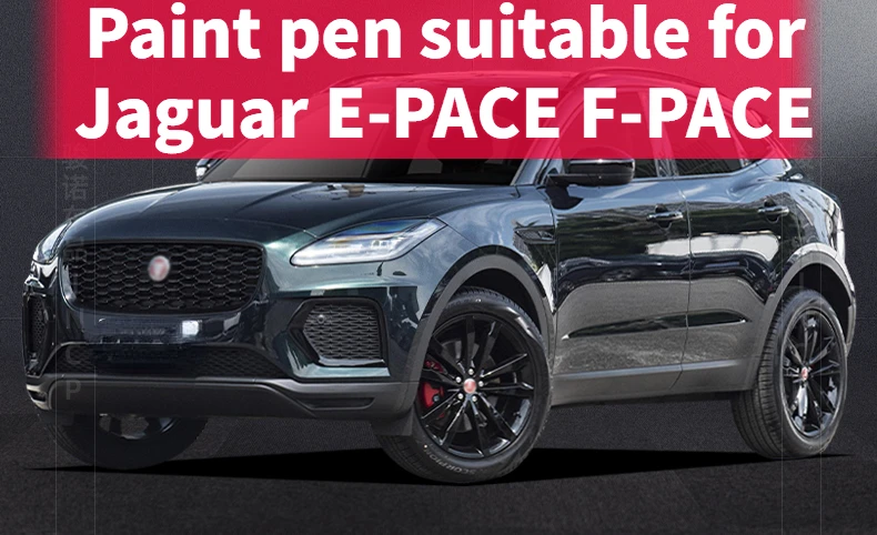 Paint Pen geeignet für Jaguar E-PACE F-PACE Paint Pen UK Racing Green Car Scratch Reparatur weiß epace fpace