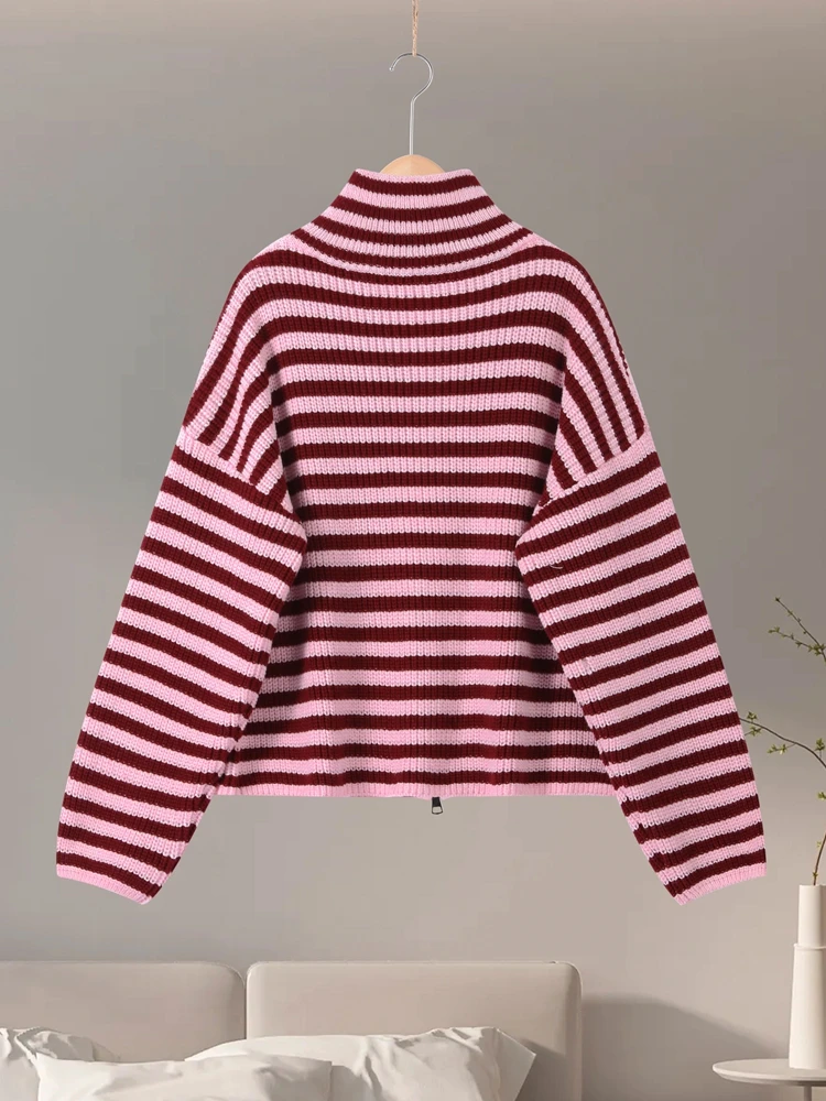 Thumbnail 2 - #5 Latest Striped Knit Sweaters Offers
