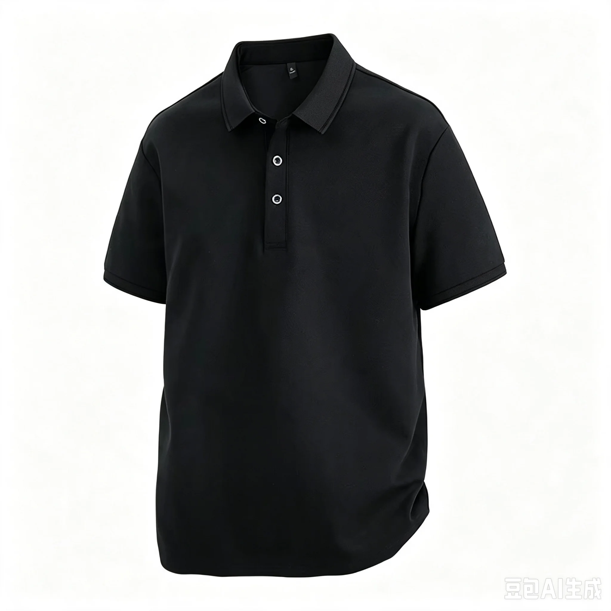 2026 New Men's Solid Polo Shirt Wrinkle Resistant 3D Digital Print Oversized Short Sleeve Casual Versatile High Quality Clothing