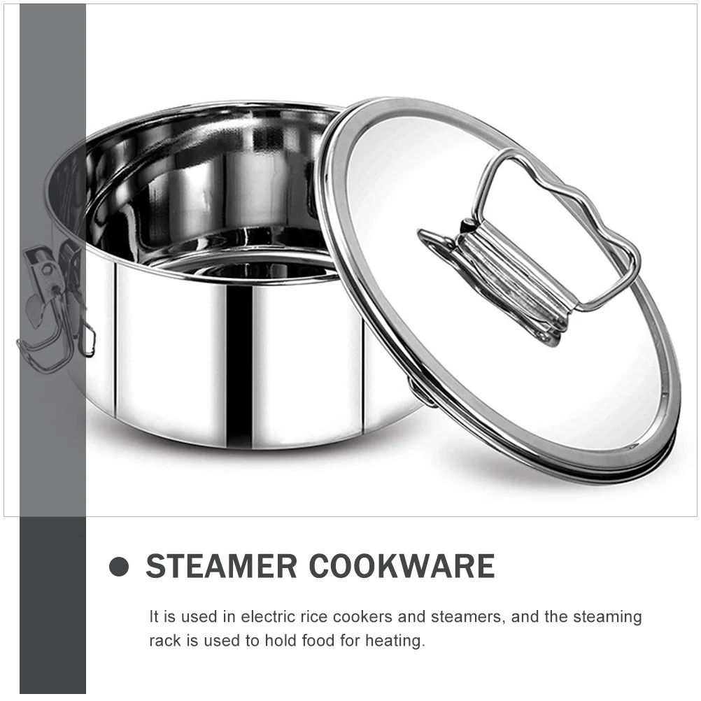 

Stainless Steel Steamer Round 28Cm Household Kitchen Gadget Multi-Functional Food Steamer Basket For Rice Cooker Steaming