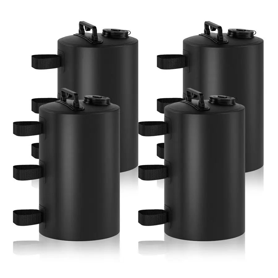 

Мешок с водяными утяжелителями, 88 фунтов, для палаток с 4 опорами, портативный водонепроницаемый мешок для воды 10 л, ветрозащитный утяжелитель для крепления тента, для уличных быстросборных тентов