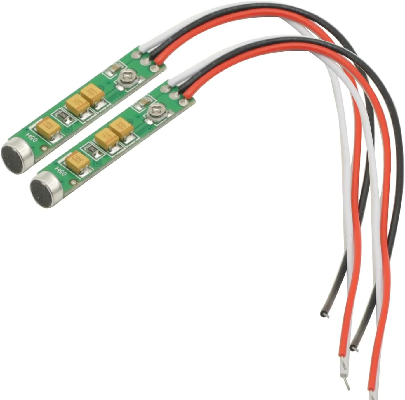 Immagine 3: Modulo microfonico speciale con volume di uscita regolabile, 2 pezzi, modulo adattatore audio per microfono HiFi DC 6-12V per telecamera CCTV