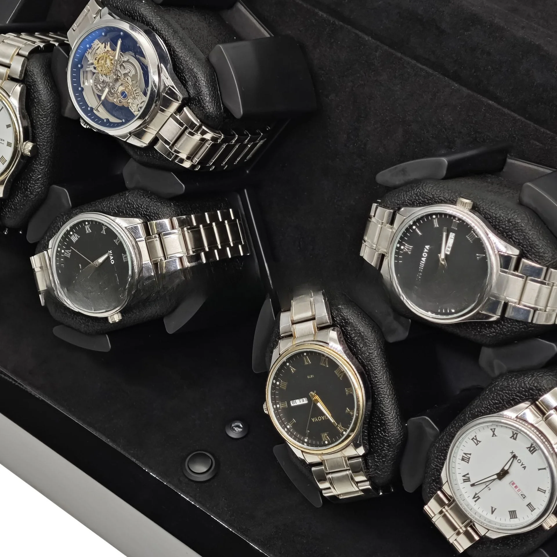 Fully intelligent active silent watch shaker, mechanical watch winding