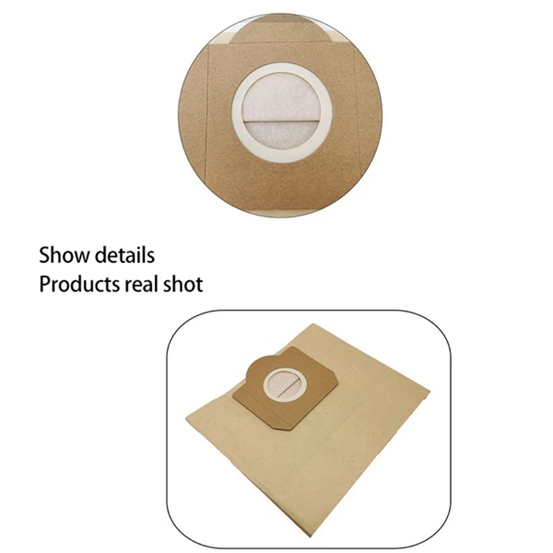 AEE8-10 Pcs Dust Bags Vacuum Cleaner For Karcher Wd3 Wd3300 Wd3.500P Mv3 Wd3200 Se4001 Se4002 6.959-130.0