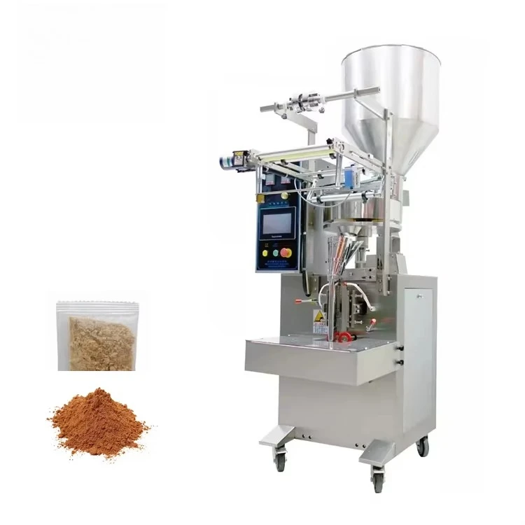 Automatic Vertical Single-Lane Salt Sachet Sealing Food Granule Plastic Bags Motor Weigh Filling Packing Machine