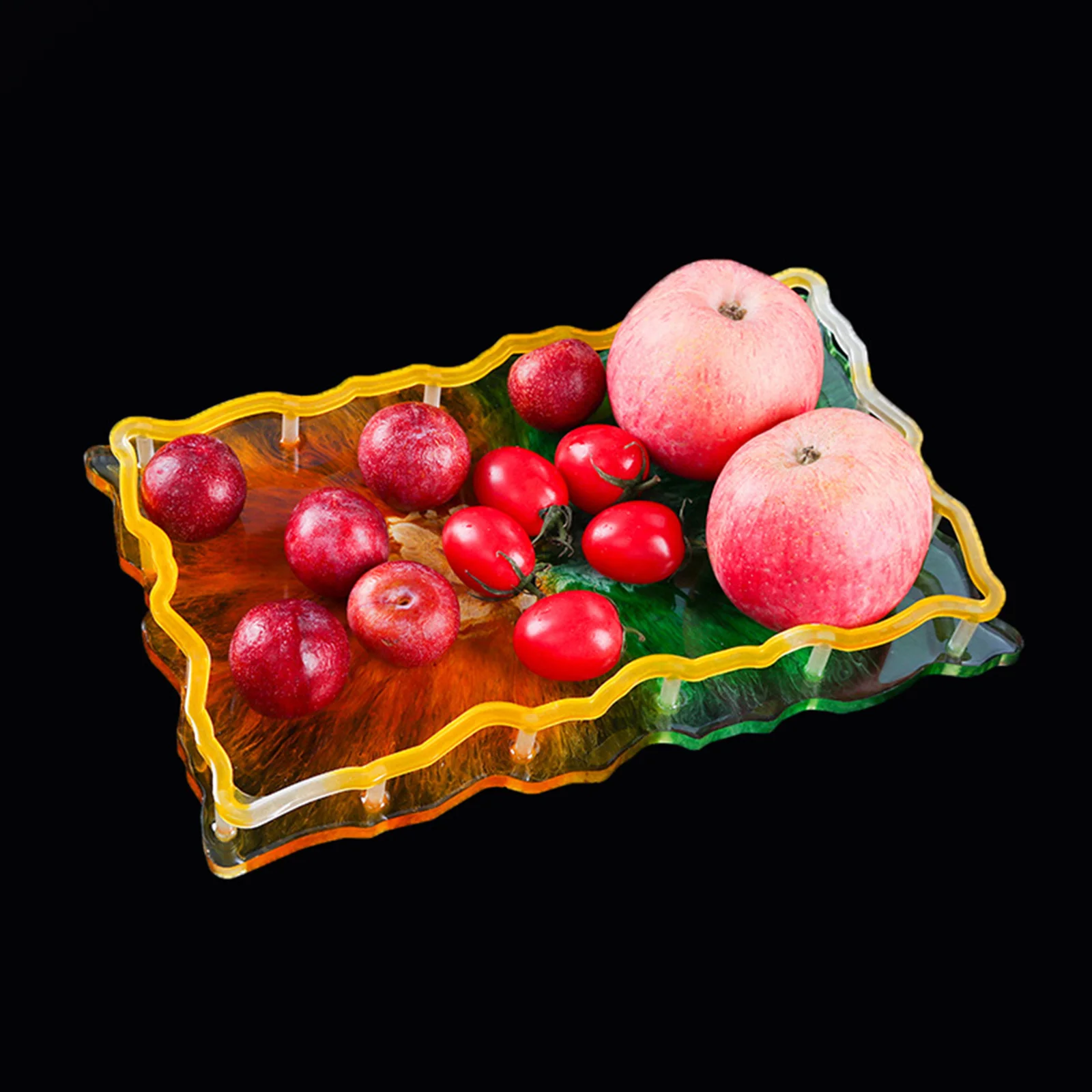 

DIY Resin Tray Mold Silicone Mould for Craft Making Fadeless Washable Reusable Easy Clean Professional Handmade Tool Kit