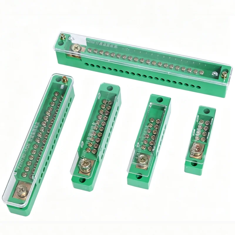FJ6/JHD wire splitter single pole one in multiple out terminal block zero ground distribution box high power terminal block