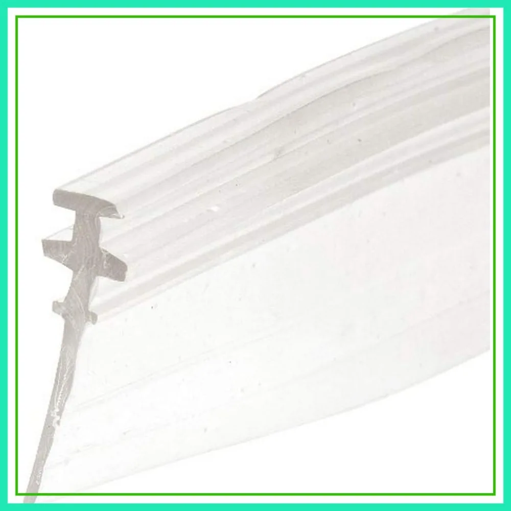 

36 In. Shower Door Bottom Sweep, 5/32 In. Wide, Clear Vinyl, Single Pack
