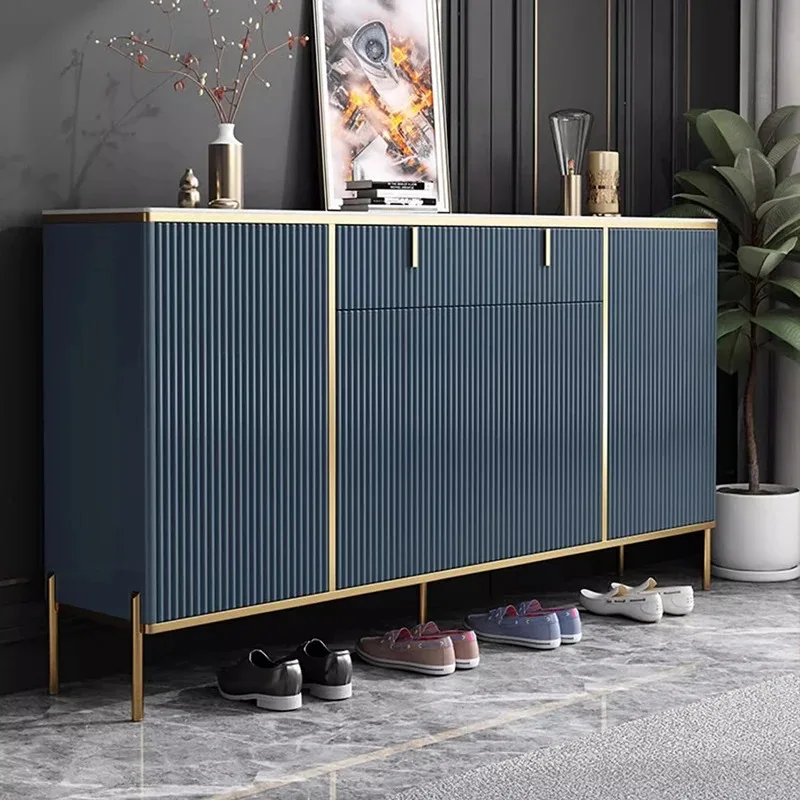 

Creative Storage Shoe Shelf Organizer Lounge Space Saving Aesthetic Luxury Shoe Cabinet Vintage Muebles Lounge Suite Furniture