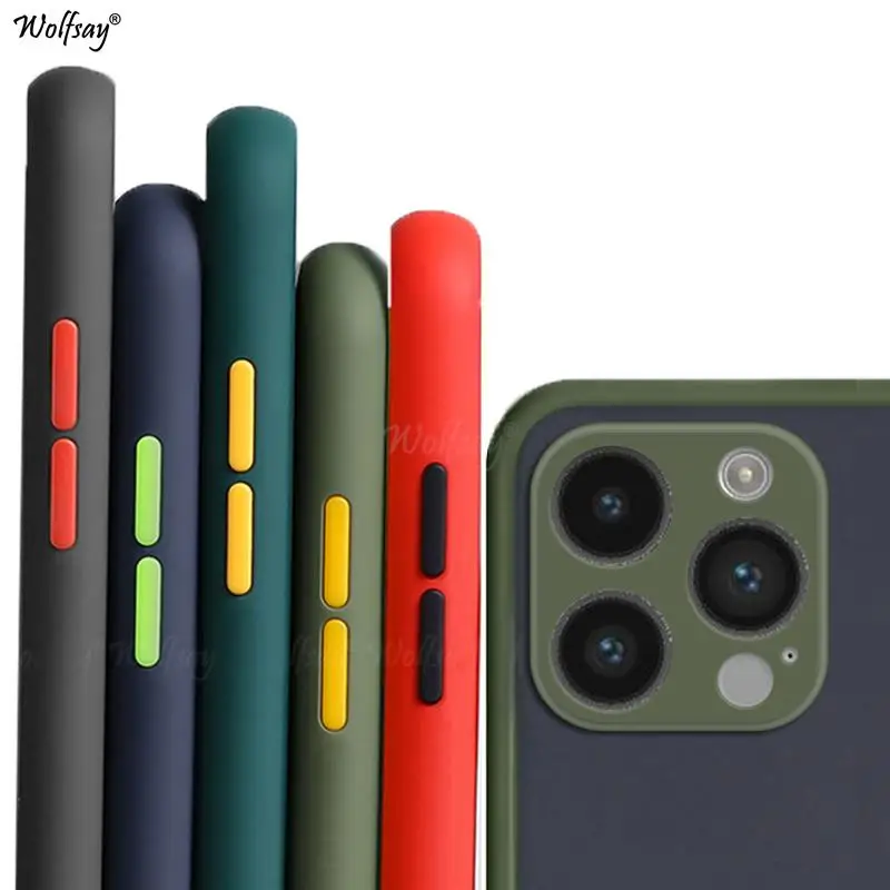 Funda iPhone 15 Pro Max TPU mate transparente Antigolpes