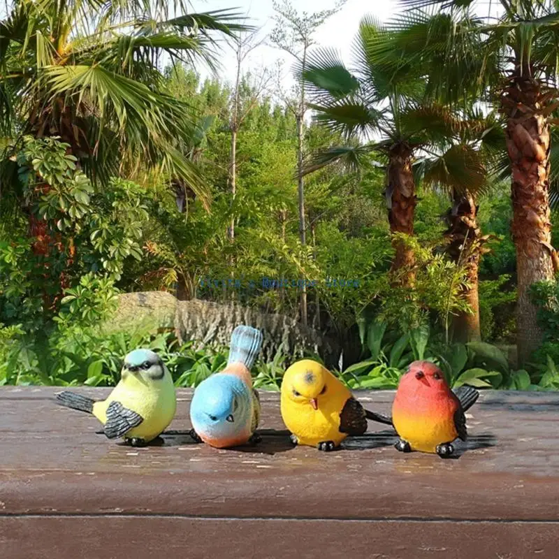

Bird Garden Decors Welcome Sign Sculpture Statues for Yard Lawn Funny Ornaments Outside Figurine Home Decorations M76D