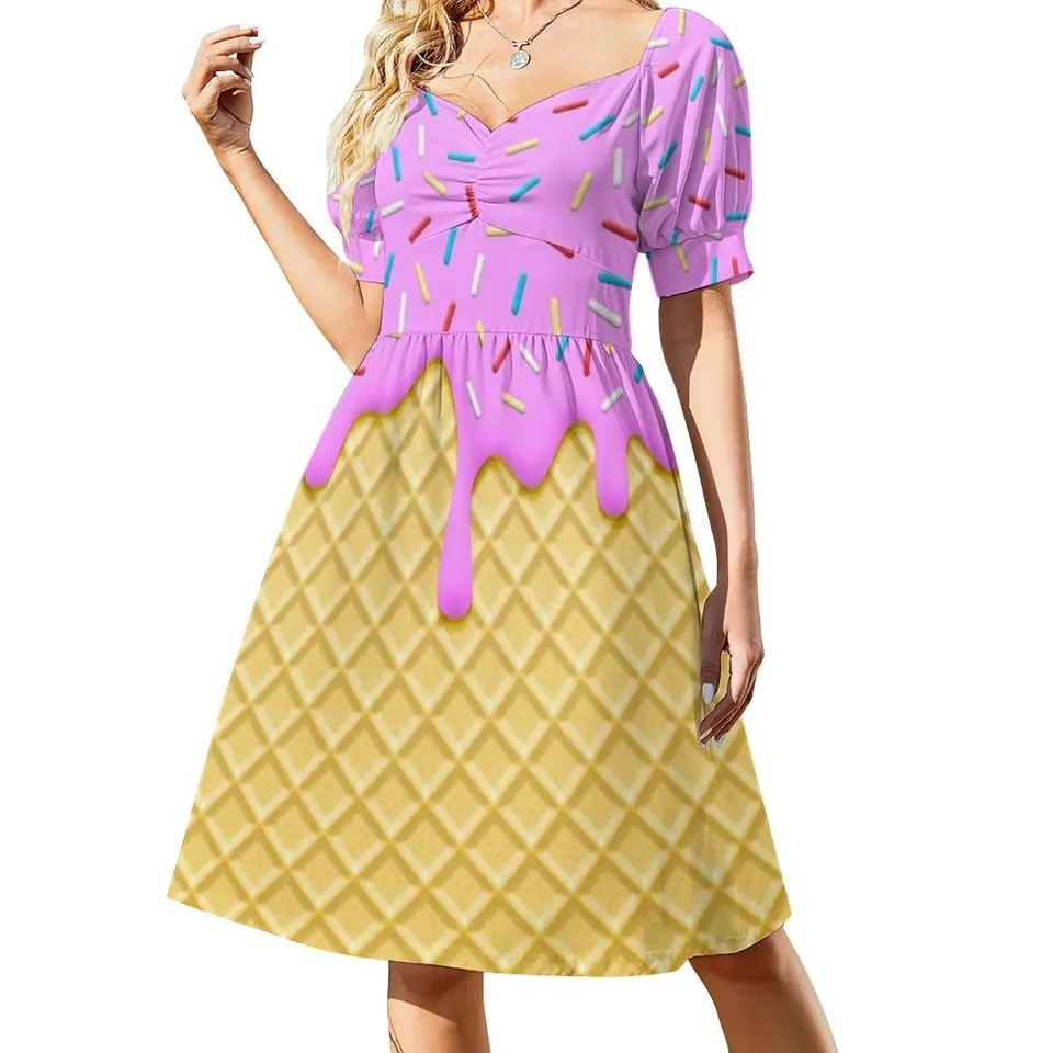 Strawberry Ice Cream Dress women's luxury party dress Women's dress Womens  dresses dresses with long sleeves - AliExpress 200000345