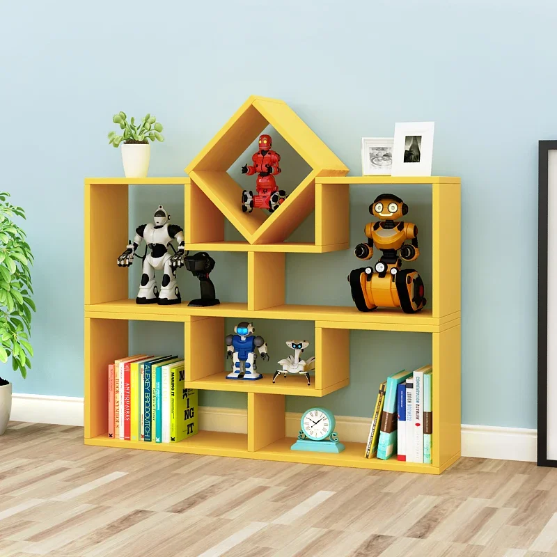 

Children's bookshelf, bookshelf, storage rack, free combination display rack