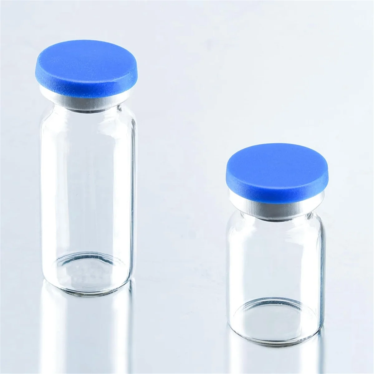 Empty Vials with Self Healing Injection Port, with Aluminum Plastic Cap, Sealed Empty Vials (10ML 12PCS)