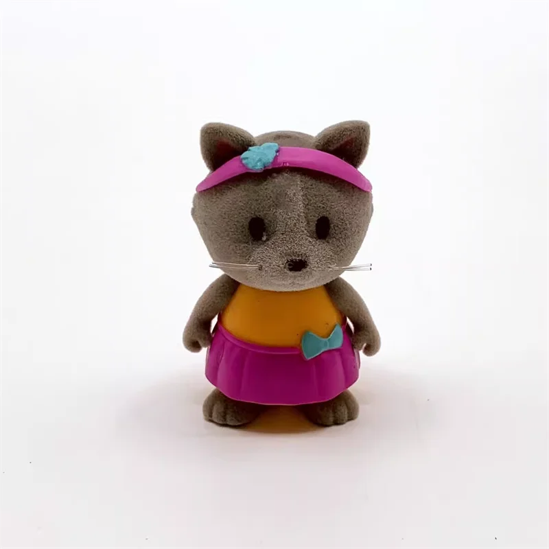 Figurines de famille de koala pour enfants, 7cm, troupeaux d'animaux de dessin animé, tête de transporteurs ble, collection de poupées, modèle de tête de choc