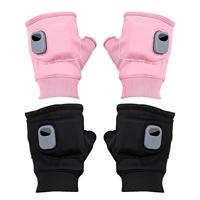 Rechargeable Heated Gloves Touchscreen 3 Speed Adjustable Thermal Heated Windproof Warm Fingerless for Outdoor Hiking Cycling