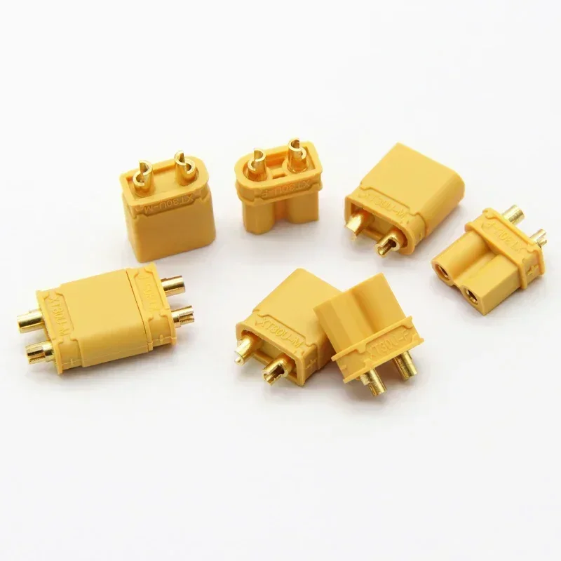 10PCS   XT30 XT60 XT90 Connector Plug Bullet Welding Terminal Suit for RC Lithium Polymer Battery Model Aircraft Accessories