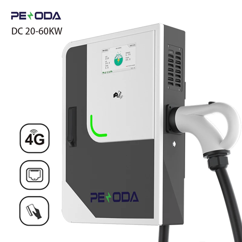 

2025 High Power DC Fast EV Charger 20KW 30KW 40KW Module New Home CCS OCPP Wallbox DC EV Charger For EV Charging