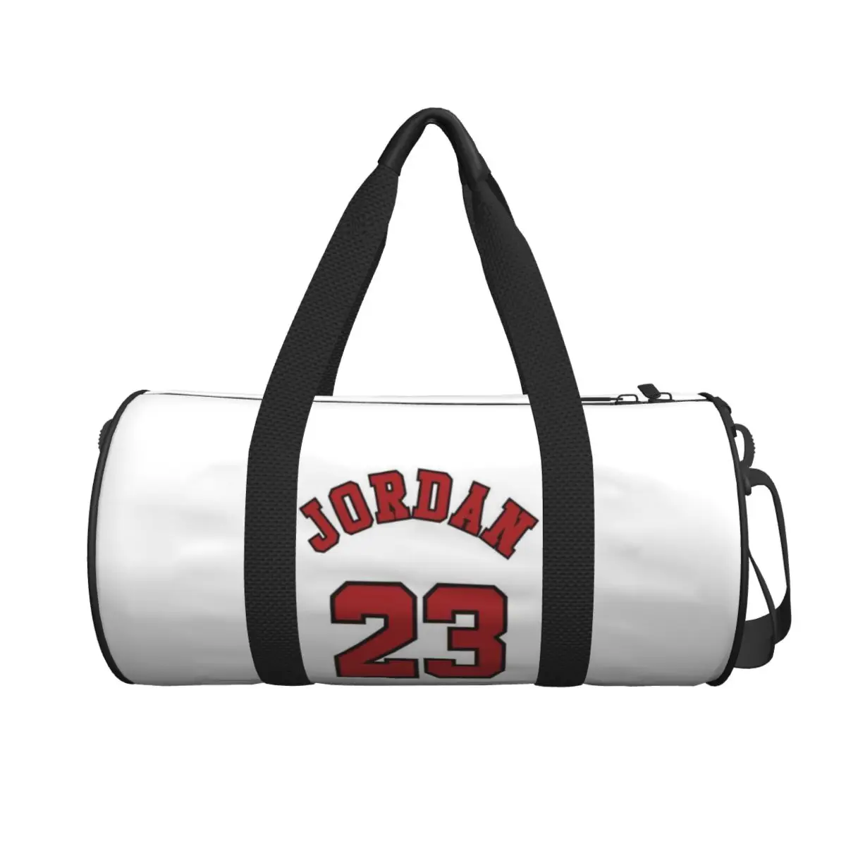 M-Jordan 23 Round Large Capacity Travel Duffel Bag Male Female Large-Capacity Hand Luggage Sports Fitness Bag Travel Package