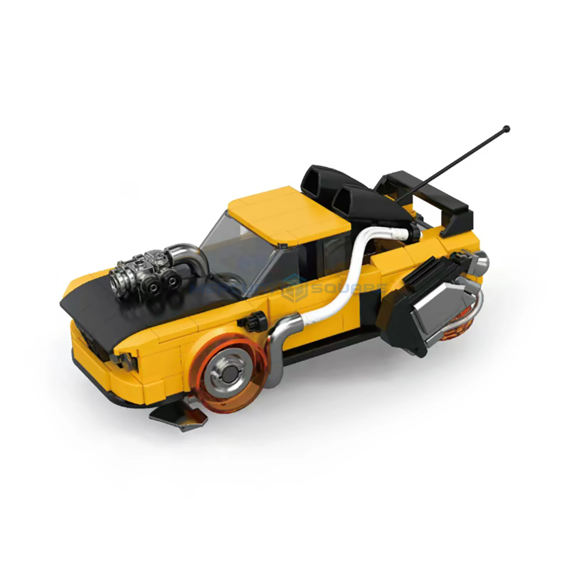 Набор строительных блоков Yellow Wasp Pioneer, 583 детали, MOC PB8826, креативный конструктор-меха в виде насекомого, детализированная сборная модель для коллекционеров