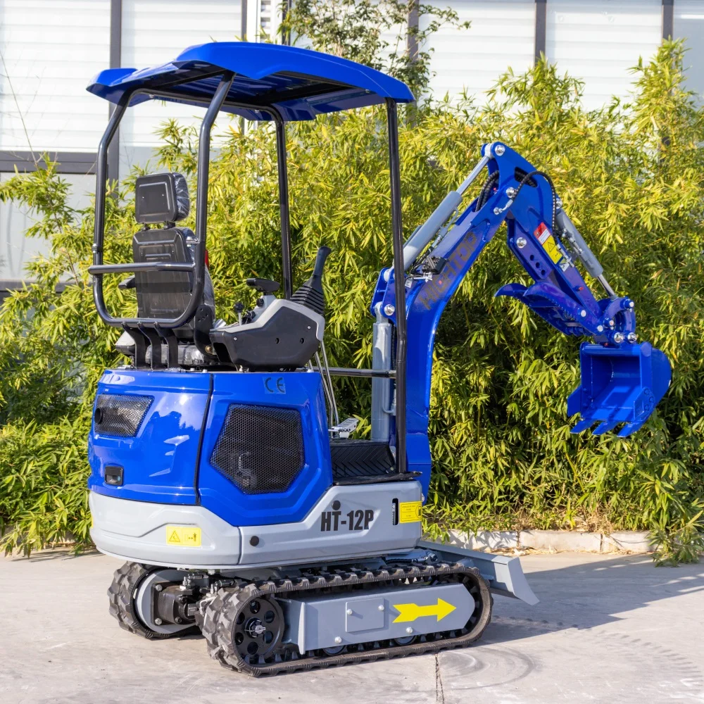 Mini Excavator 1000kg 1 Ton Small Digger CE EPA Certified Bagger Motor Home Use on Sale