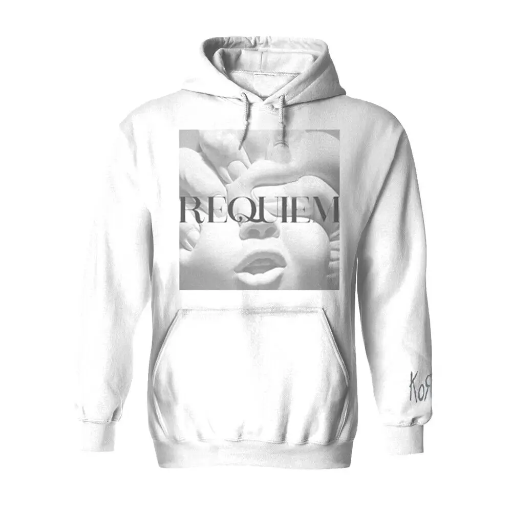 KORN REQUIEM WHITE Hooded SweaT T Shirt X Large