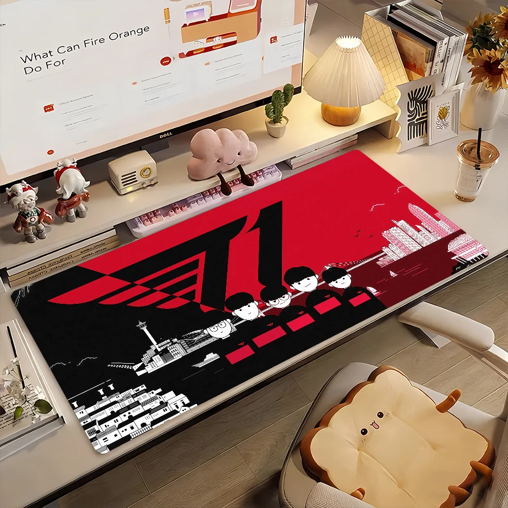 Game T1  Mouse Pad Non-slip Rubber Gamer Balance Computer Mat Decoracion Deskmat Laptop Office Large