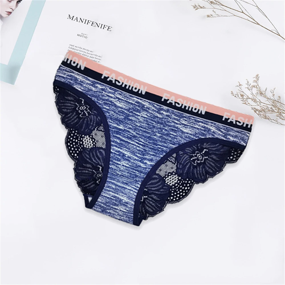 Women Sexy Cotton Panties Underwear Female Underpants Woman Briefs Cotton Pantys Girl Intimates Lingerie 5 pcs/lot