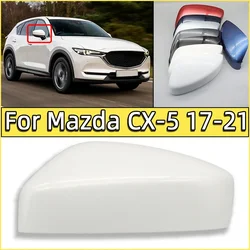 Car Outside Door Wing Mirror Shell Lid Cover For Mazda CX5 CX-5 KF 2017 2018 2019 2020 2021 Rearview Side Mirror Cap Housing