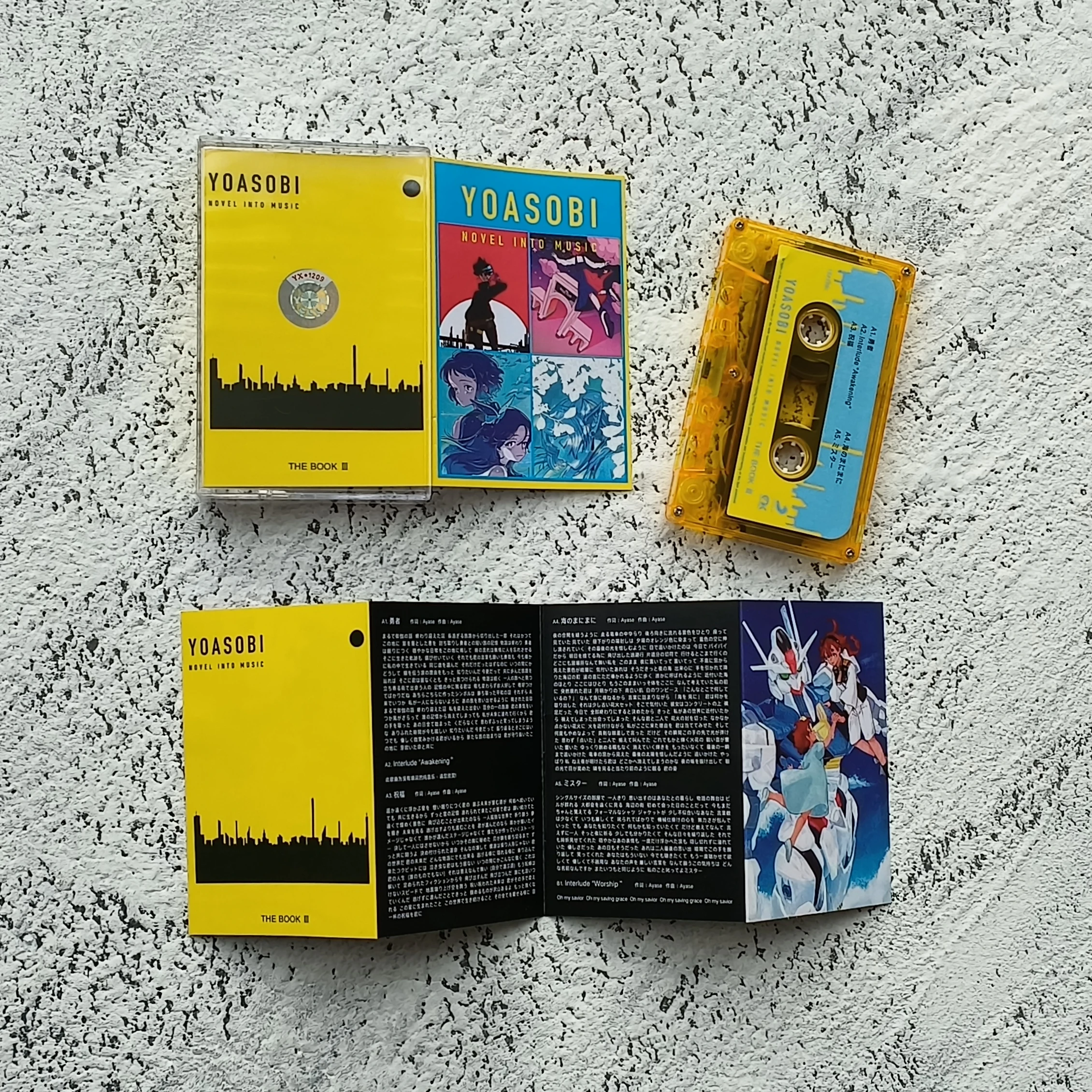 YOASOBI Music Magnetic Tape THE BOOK 3 Album Cassettes Cosplay Walkman Car Recorder Party Soundtracks Box Music Collection Gift