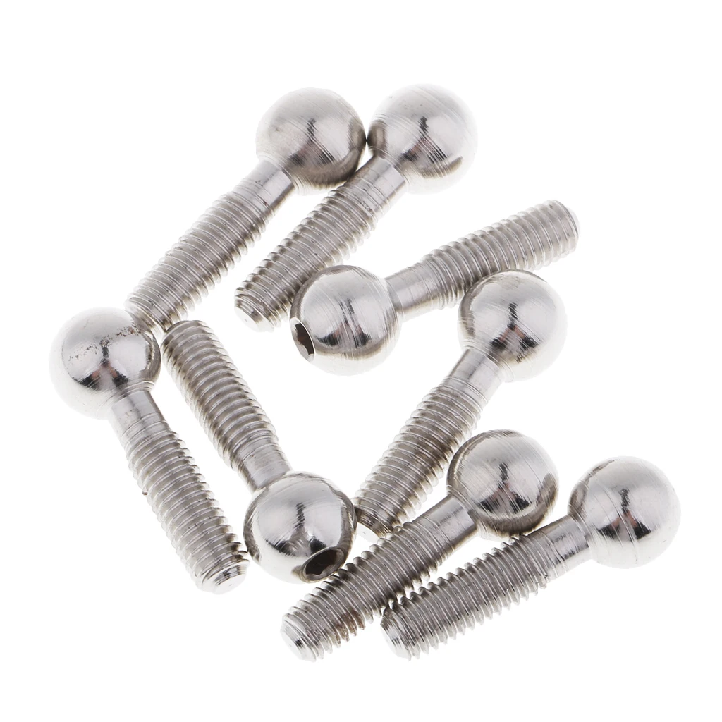 8Pcs/set HSP 02152 M5 Ball-Head Screw For 1/10 RC Model Remote Control Car Spare Parts HSP 94122 94166 94188